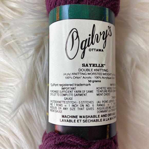 Lot of 12 Ogilvy's Sayelle Yarn - Picture 3 of 4
